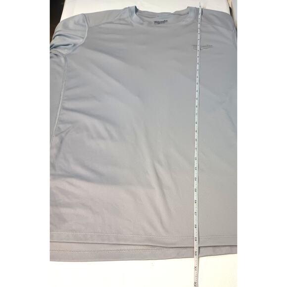 MILWAUKEE MENS WORKSKIN SHIRT GRAY SIZE XL STRETCH PERFORMANCE DRY - Picture 5 of 9